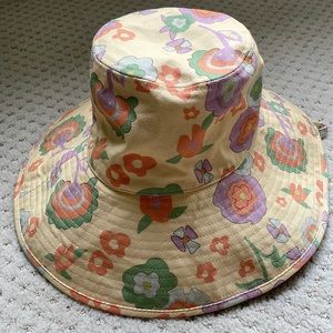 Lack Of Color S/M Retro Floral Bucket Hat
